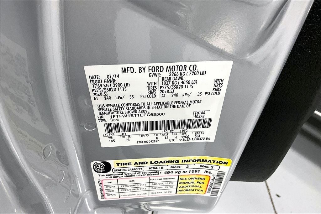 2014 Ford F-150 Platinum