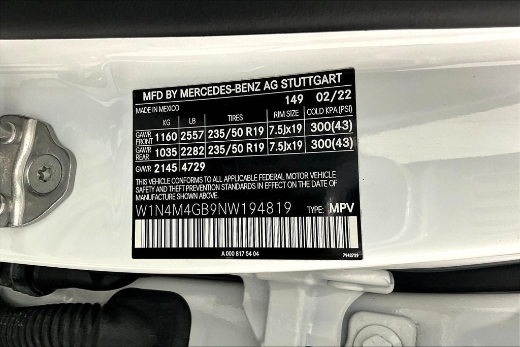 2022 Mercedes-Benz GLB GLB 250