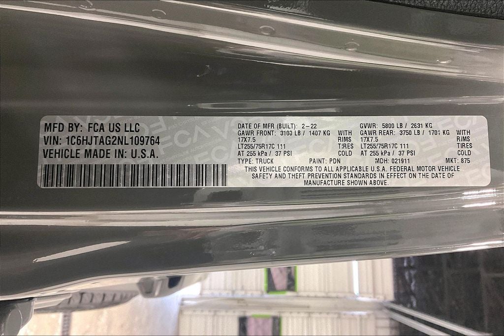 2022 Jeep Gladiator Willys