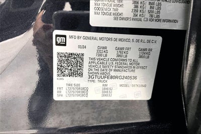 2024 GMC Sierra 1500 AT4X