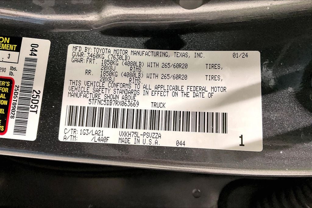 2024 Toyota Tundra Hybrid Platinum