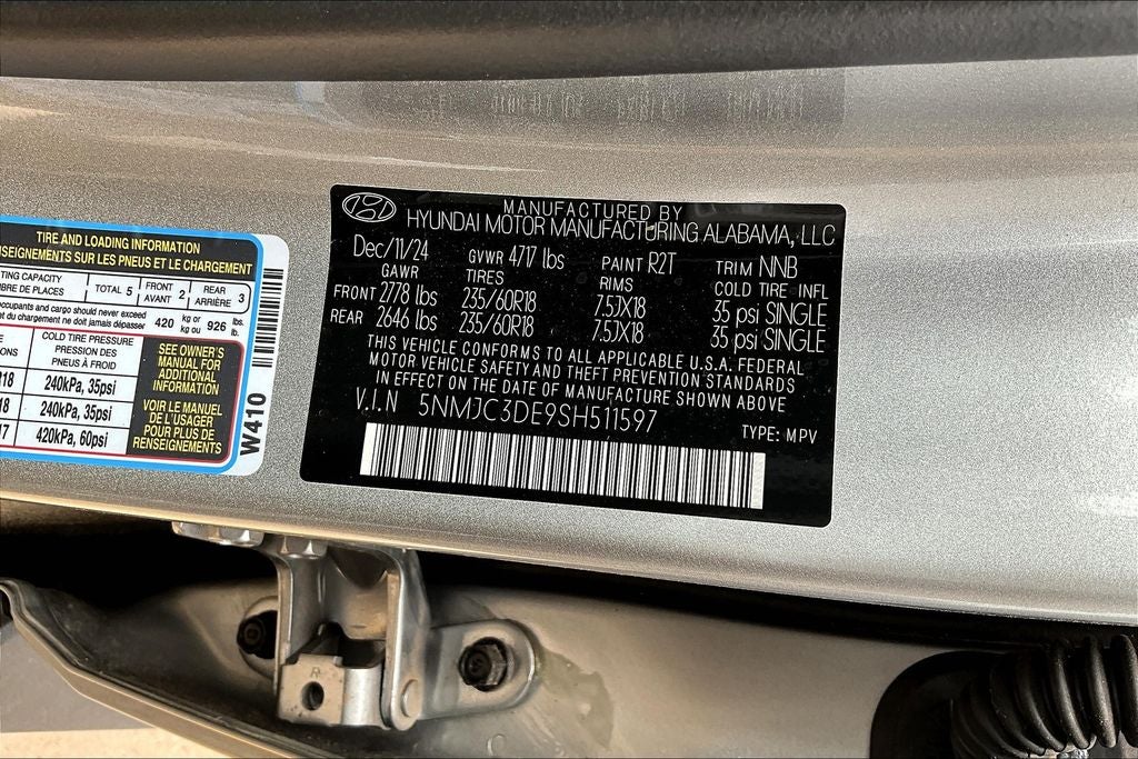 2025 Hyundai Tucson SEL Convenience