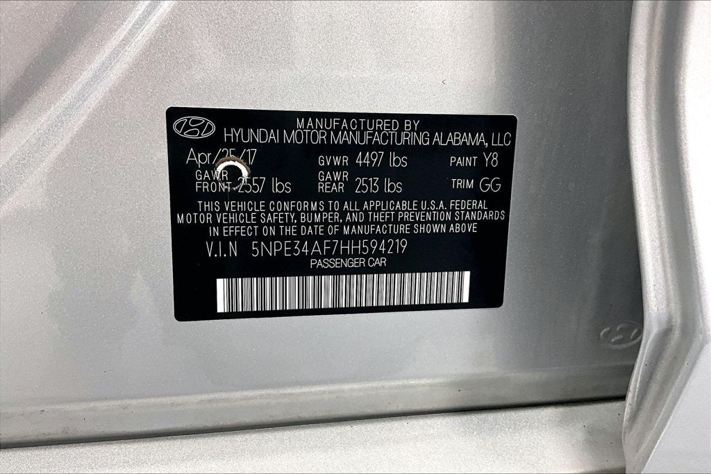 2017 Hyundai Sonata Sport