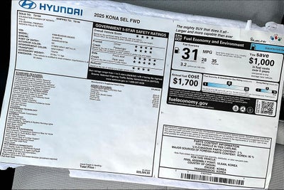 2025 Hyundai Kona SEL