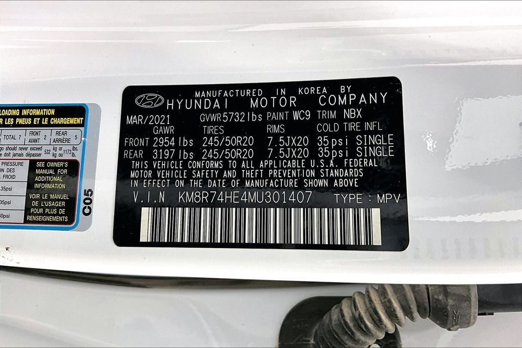 2021 Hyundai Palisade Calligraphy