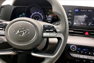 2022 Hyundai Elantra Hybrid Blue