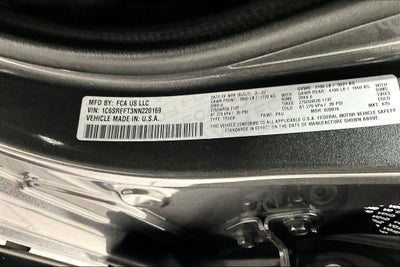 2022 RAM 1500 Big Horn Crew Cab 4x4 5'7' Box