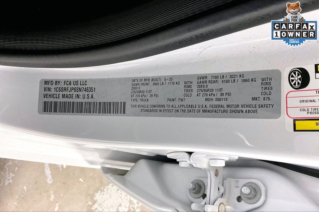 2025 RAM 1500 Laramie Crew Cab 4x4 5'7' Box