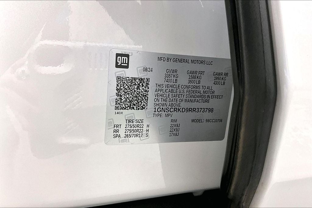 2024 Chevrolet Tahoe 2WD RST