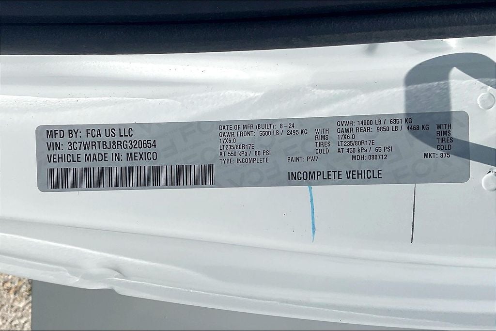 2024 RAM 3500 Chassis Tradesman/SLT