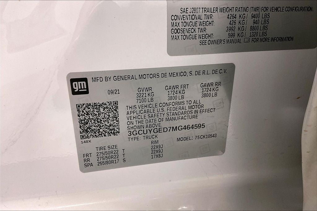 2021 Chevrolet Silverado 1500 4WD Crew Cab Short Bed LTZ