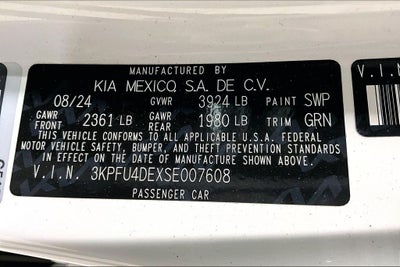 2025 Kia K4 EX