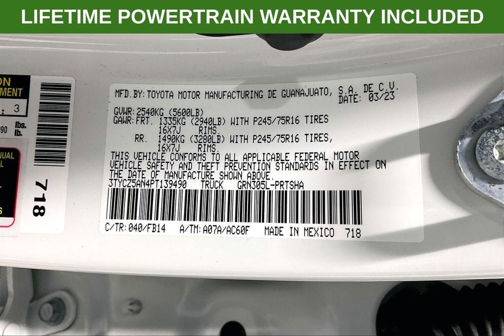 2023 Toyota Tacoma SR V6