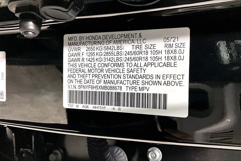 2021 Honda Pilot AWD EX-L