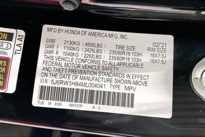 2021 Honda CR-V 2WD EX-L