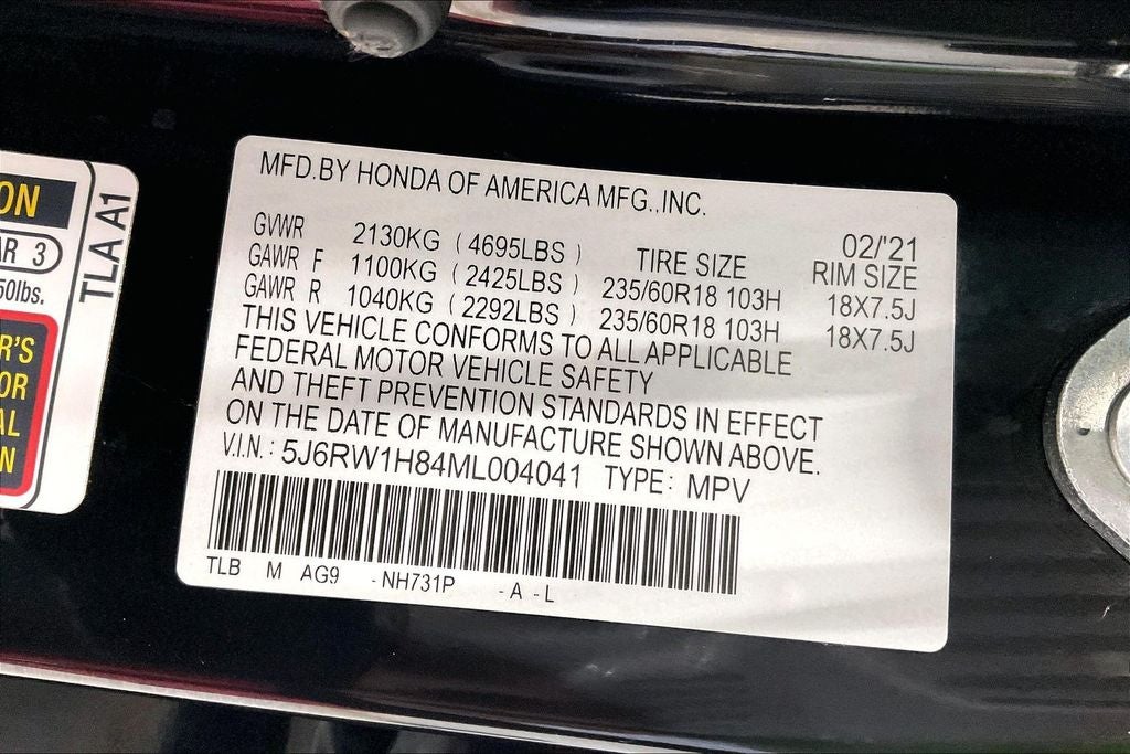 2021 Honda CR-V 2WD EX-L