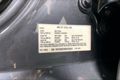 2022 Tesla Model Y Performance Dual Motor All-Wheel Drive