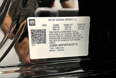 2023 Cadillac CT4-V V-Series Blackwing