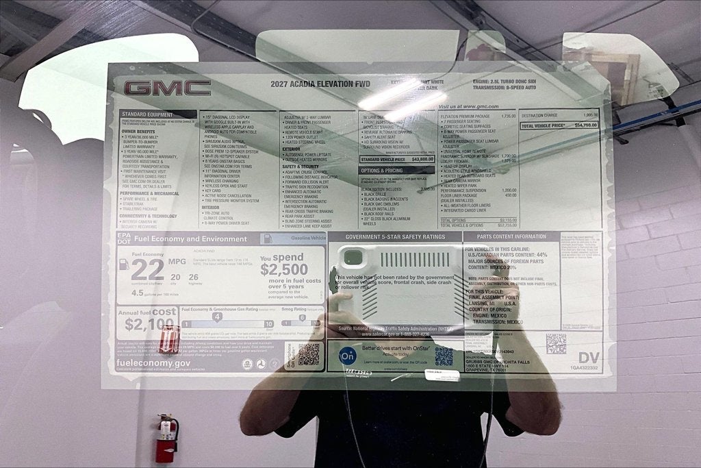 2027 GMC Acadia Elevation