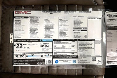 2026 GMC Acadia Denali Ultimate