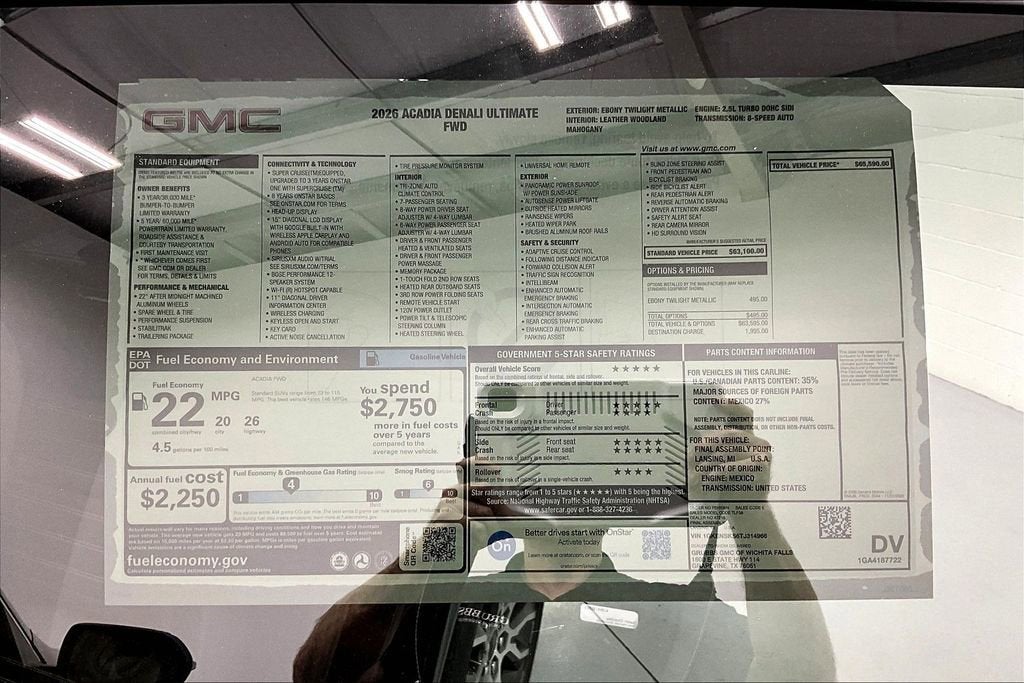 2026 GMC Acadia Denali Ultimate