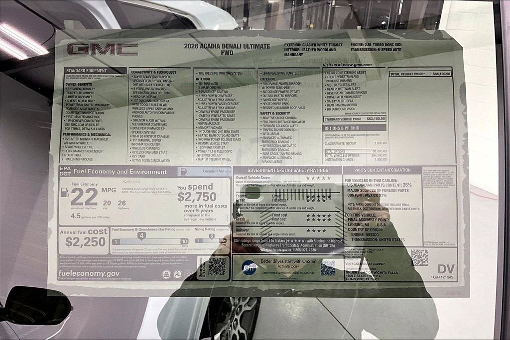 2026 GMC Acadia Denali Ultimate