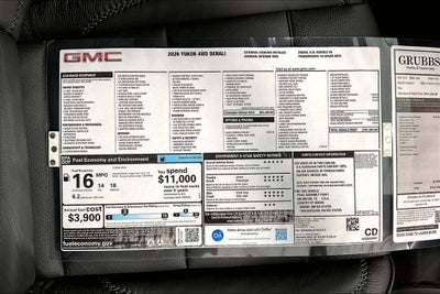 2026 GMC Yukon Denali
