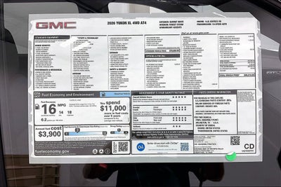 2026 GMC Yukon XL AT4