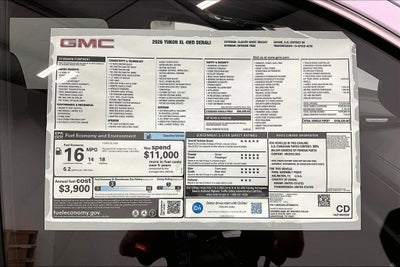 2026 GMC Yukon XL Denali