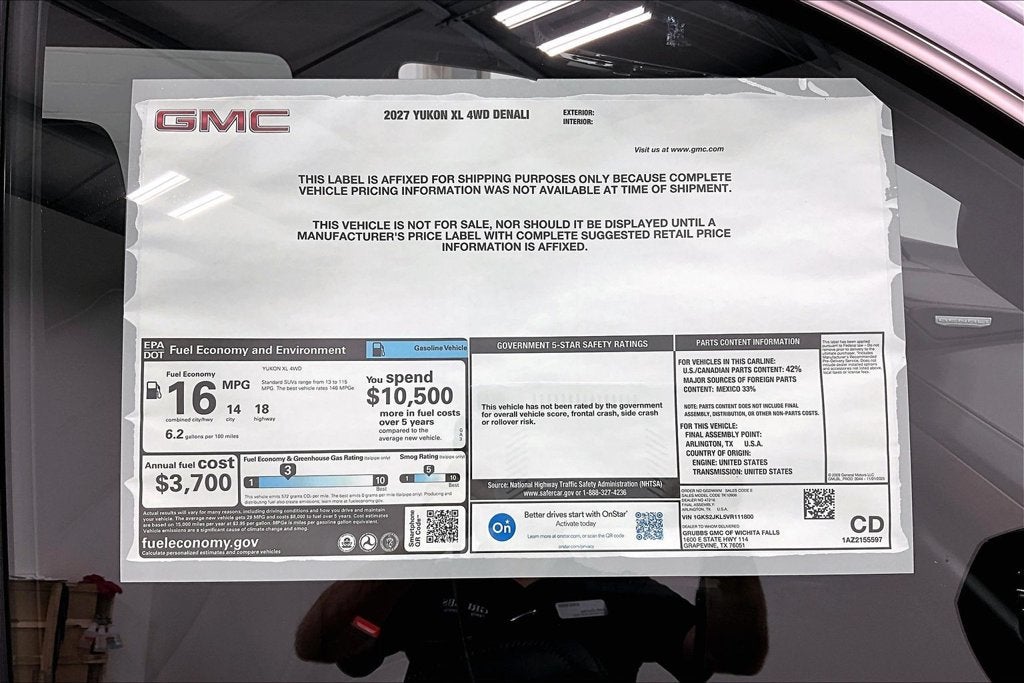 2027 GMC Yukon XL Denali