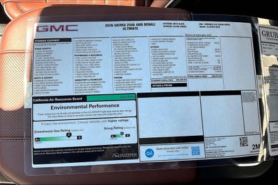 2026 GMC Sierra 2500 HD Denali Ultimate