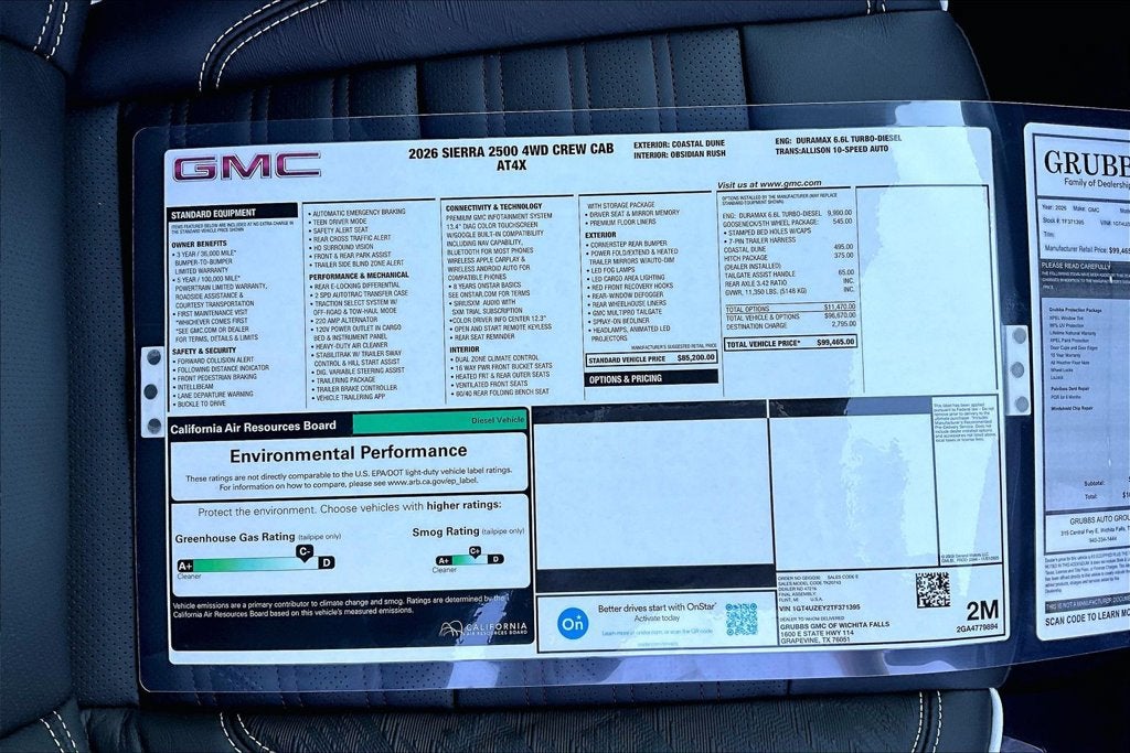 2026 GMC Sierra 2500 HD AT4X