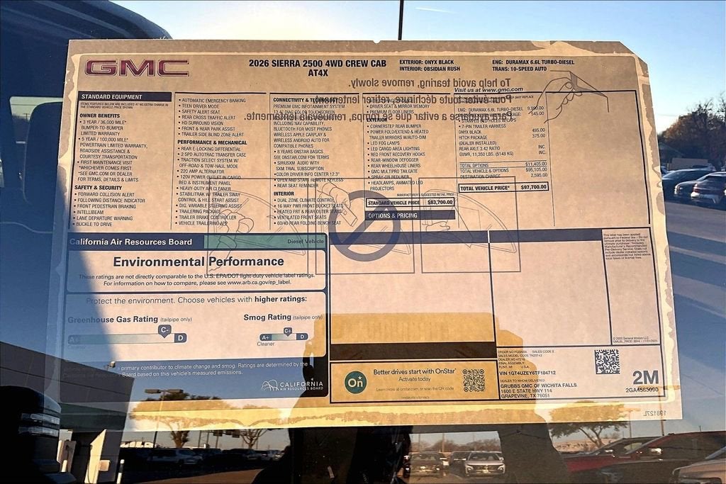 2026 GMC Sierra 2500 HD AT4X