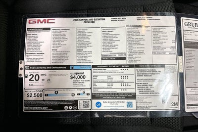 2026 GMC Canyon Elevation