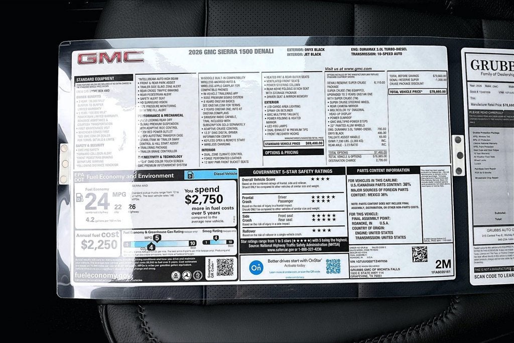 2026 GMC Sierra 1500 Denali