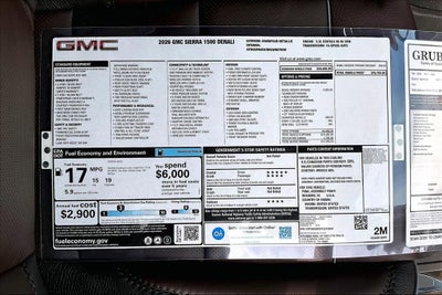 2026 GMC Sierra 1500 Denali