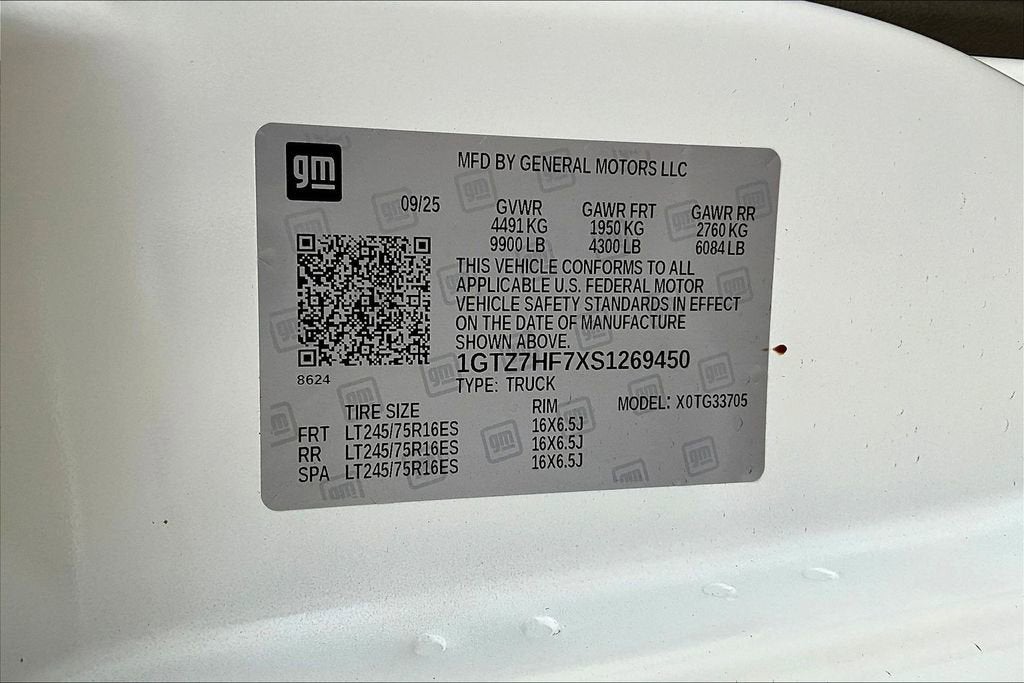 2025 GMC Savana Cargo 3500 Work Van