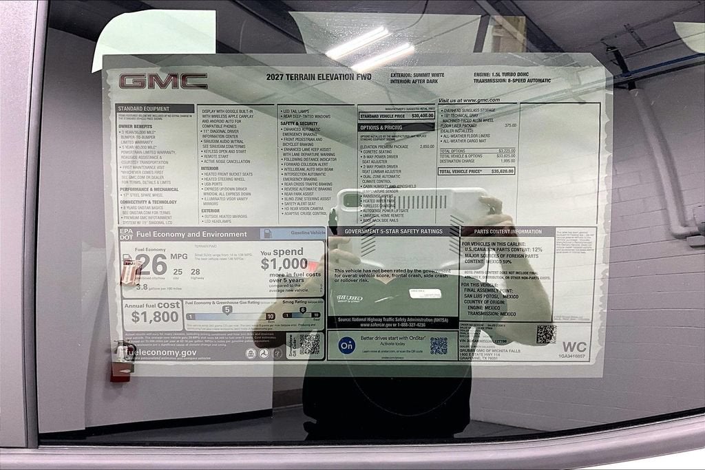 2027 GMC Terrain Elevation