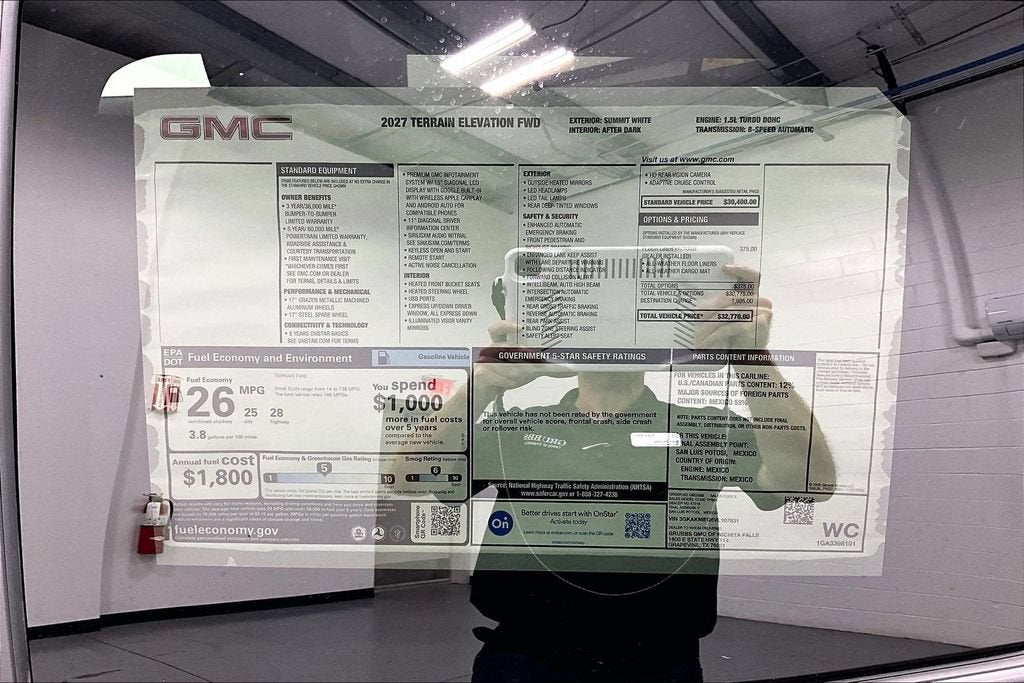 2027 GMC Terrain FWD Elevation