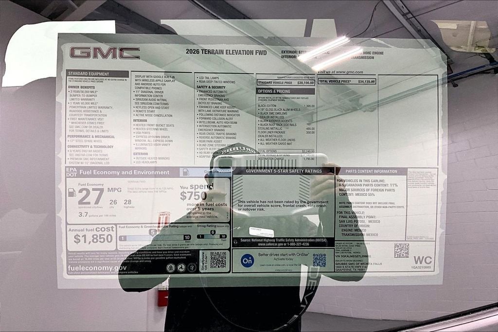 2026 GMC Terrain Elevation