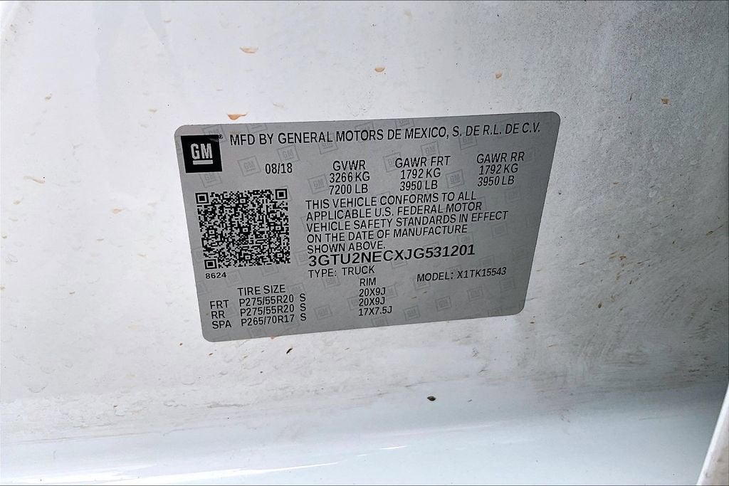 2018 GMC Sierra 1500 SLT