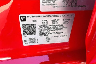 2026 GMC Sierra 1500 Elevation