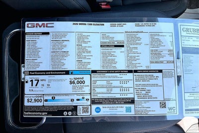 2026 GMC Sierra 1500 Elevation