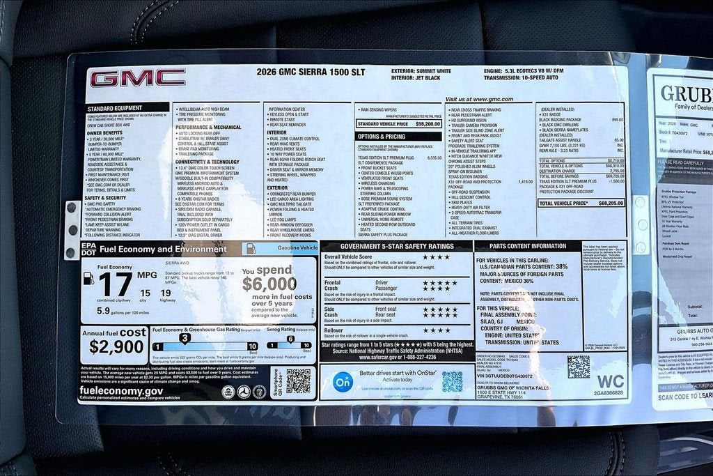 2026 GMC Sierra 1500 SLT