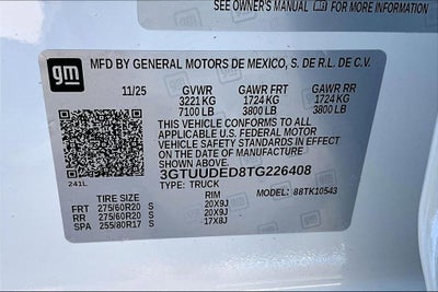 2026 GMC Sierra 1500 SLT