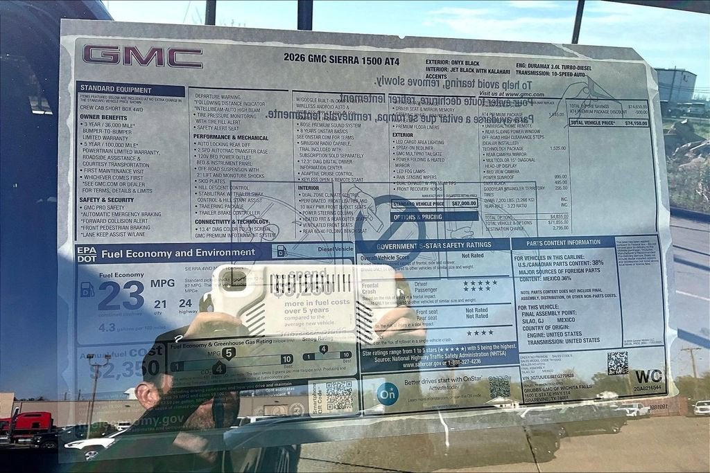 2026 GMC Sierra 1500 AT4