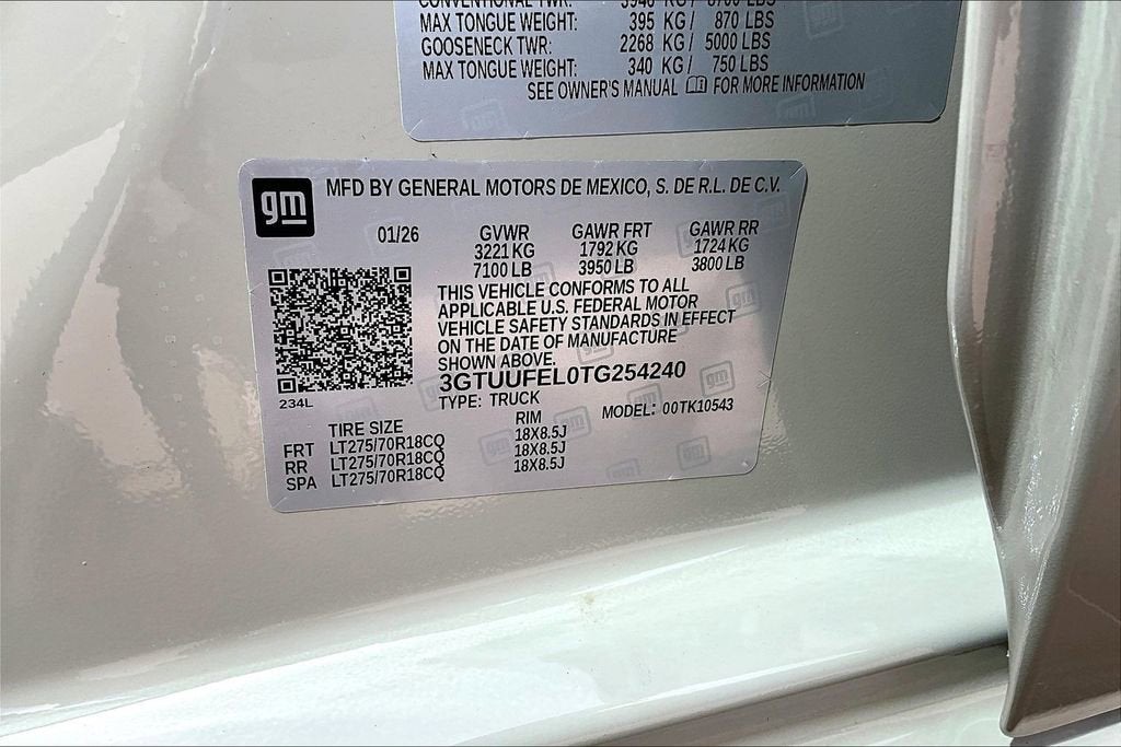 2026 GMC Sierra 1500 AT4X