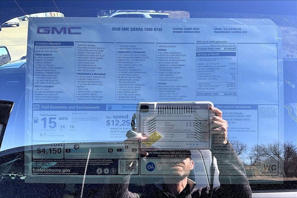 2026 GMC Sierra 1500 AT4X