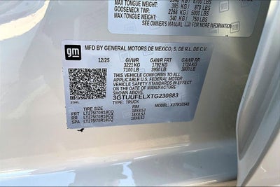 2026 GMC Sierra 1500 AT4X