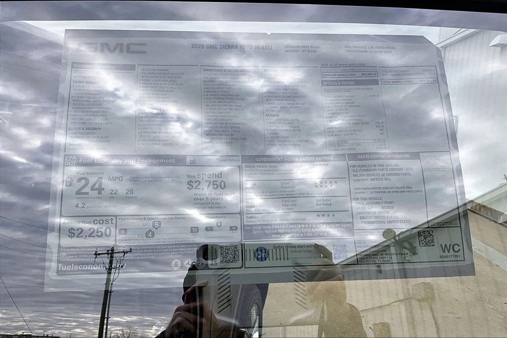 2026 GMC Sierra 1500 Denali